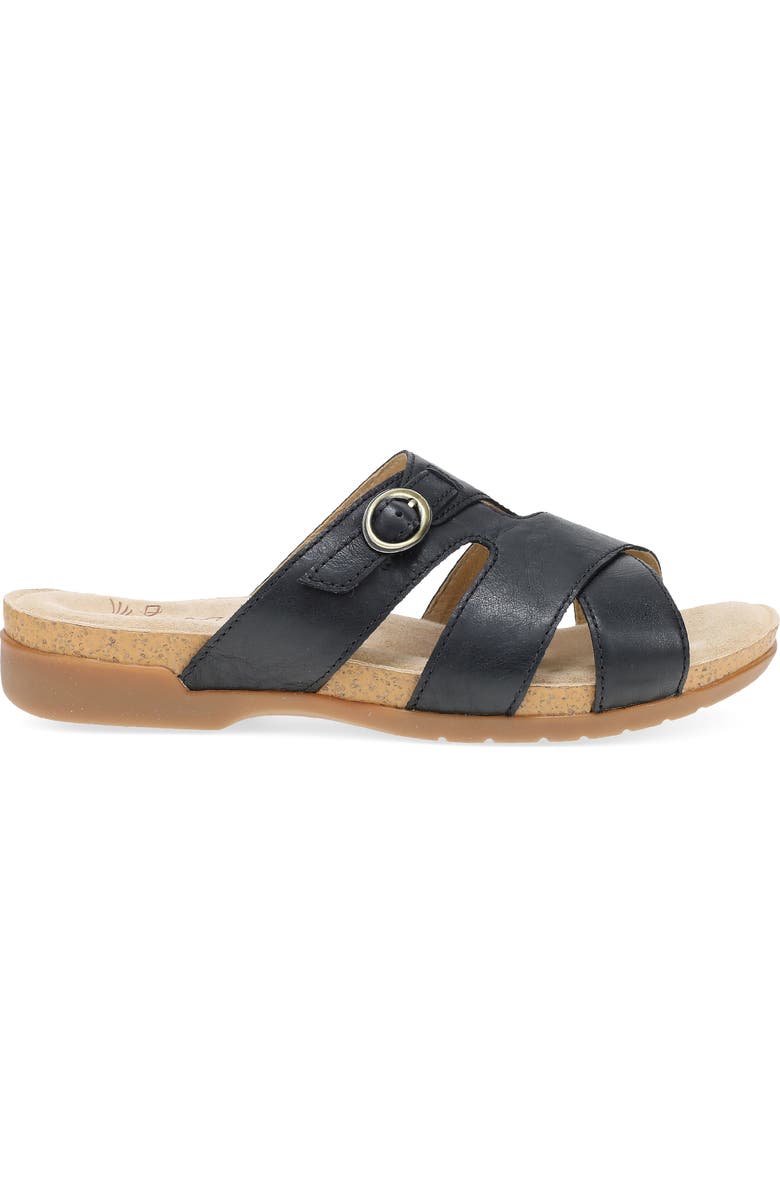 Dansko Regan Slide Sandal, Alternate, color, Black