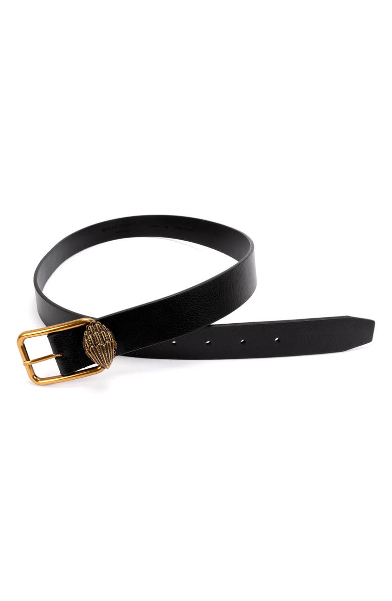 Kurt Geiger London Eagle Leather Belt, Alternate, color, 