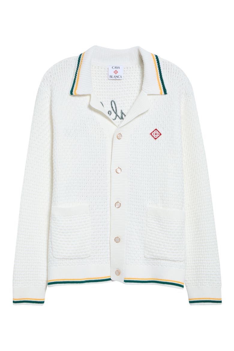 Embroidered Cotton Cardigan, Main, color, OF ORANGES