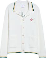 Casablanca Embroidered Cotton Cardigan
