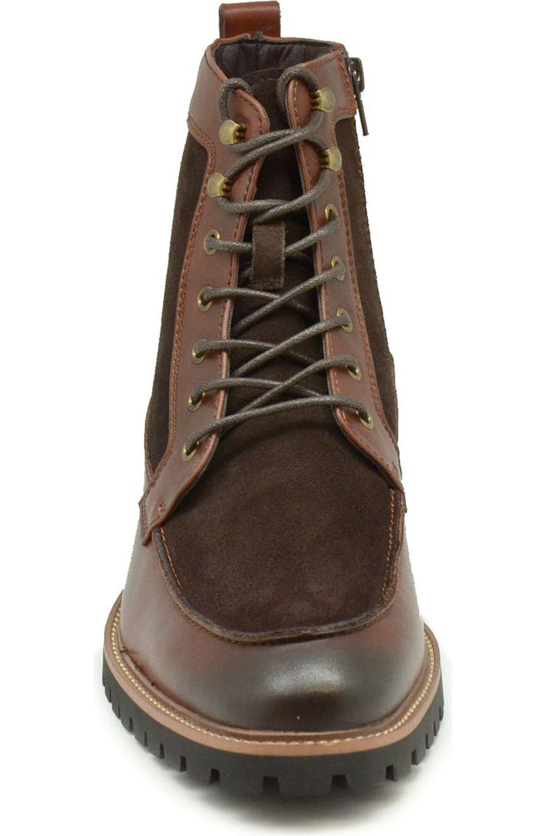 La Milano Hearth II Combat Boot, Alternate, color, Brown
