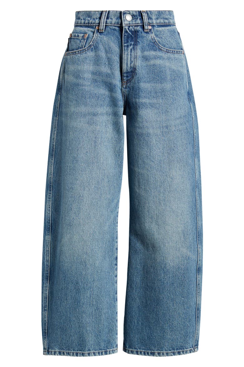 Taylor High Waist Relaxed Barrel Jeans, Alternate, color, ENDLESS SEA