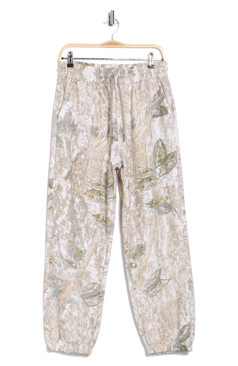 FLEECE FACTORY Camouflage Fleece Joggers, Alternate, color, Muted Green