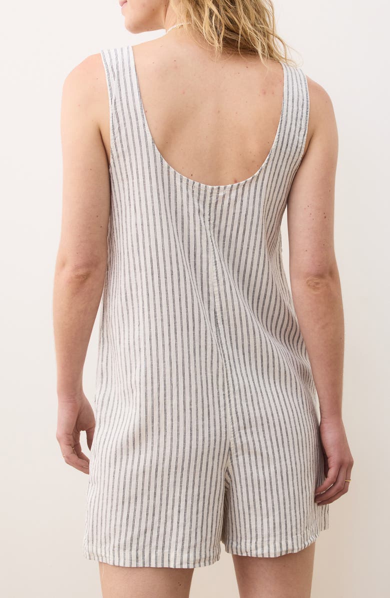 Marine Layer Sydney Stripe Romper, Alternate, color, 