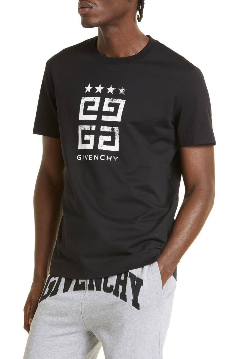 Givenchy Slim Fit 4G Logo Cotton Graphic T-Shirt, Alternate, color, 