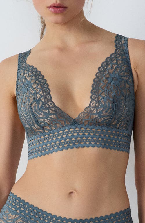 Etam Dream Wireless Triangle Bra in Anthracite 