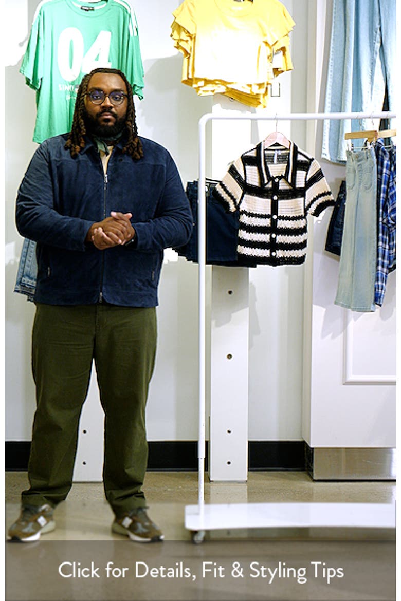 Kids' Stripe Open Stitch Knit Button-Up Top video
