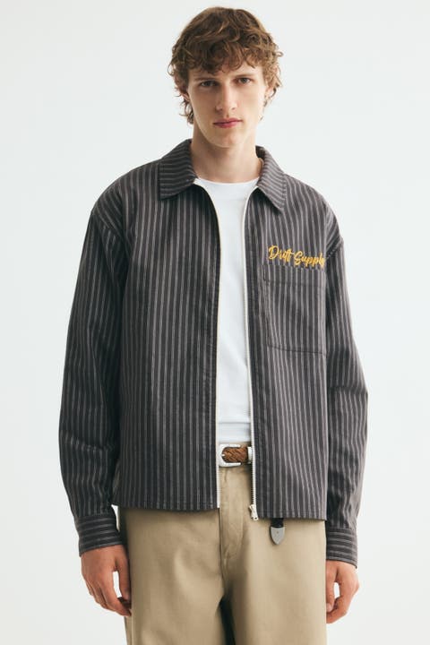Embroidered Cotton Overshirt
