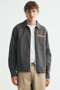 H&M Embroidered Cotton Overshirt