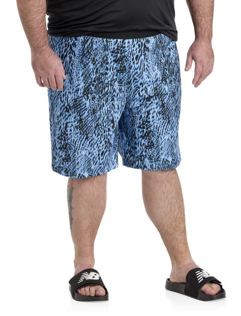Big & Tall Animal Print Commuter Shorts