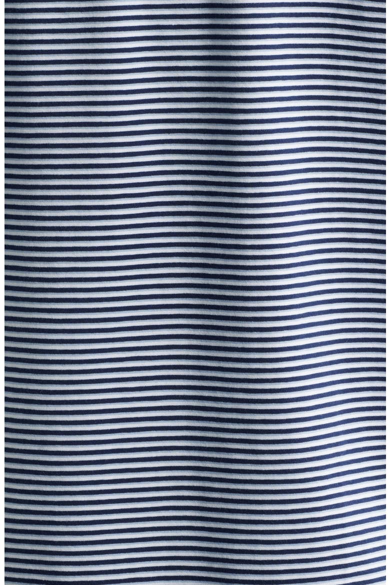 Crown Stripe Relaxed Fit Cotton Polo, Alternate, color, NAVY