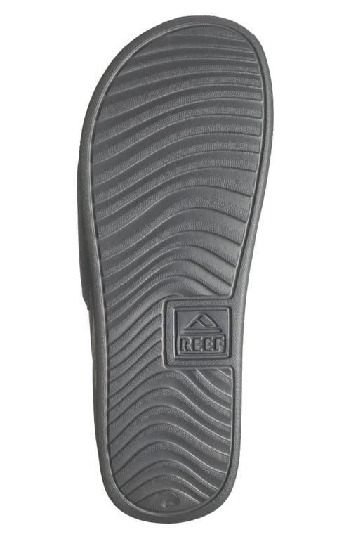 Reef One Slide Sandal In Navy/white