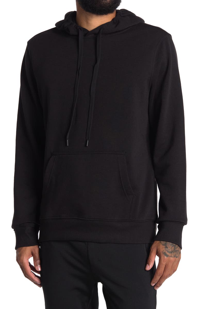 90 DEGREE BY REFLEX Brushed Fleece Hoodie, Main, color,