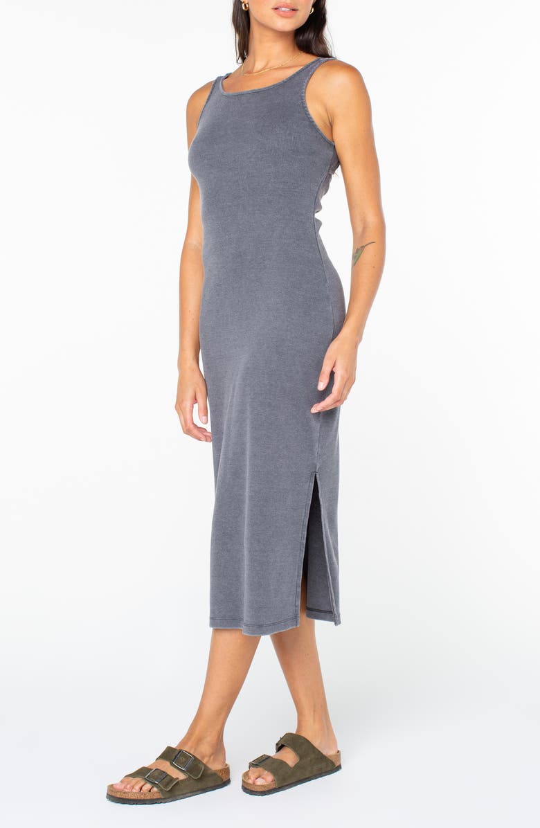 Roxy City Lights Tank Midi Dress, Alternate, color, Phantom