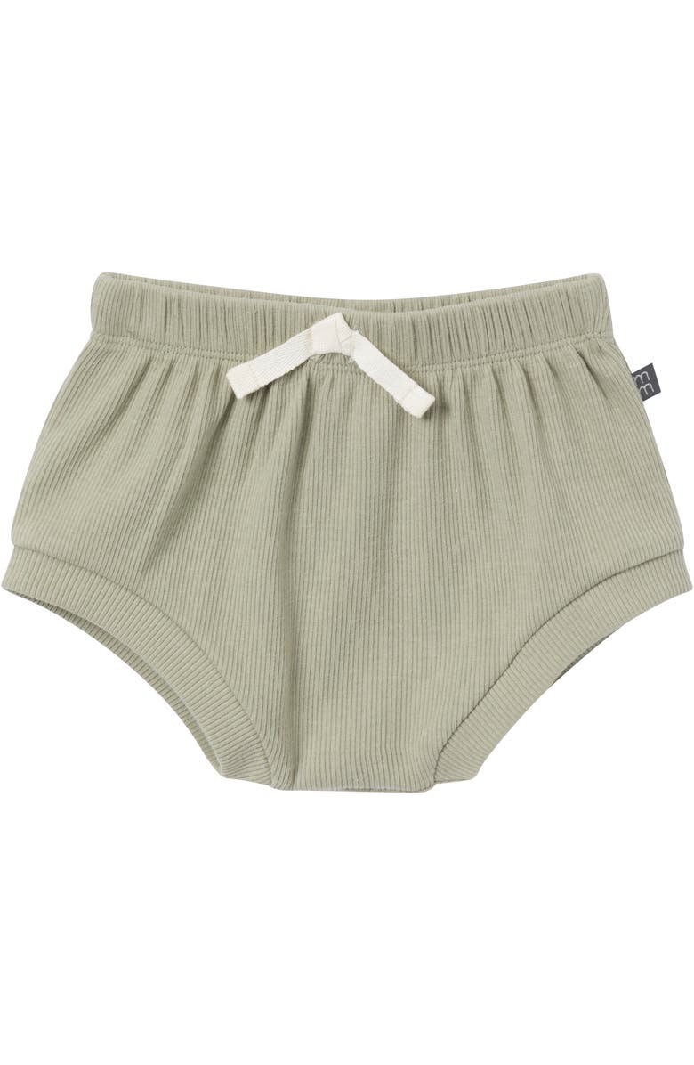 Modern Moments<sup>™</sup> by Gerber Bodysuits & Shorts 4-Pack Set, Alternate, color, Ivory Mini Island/Md Green