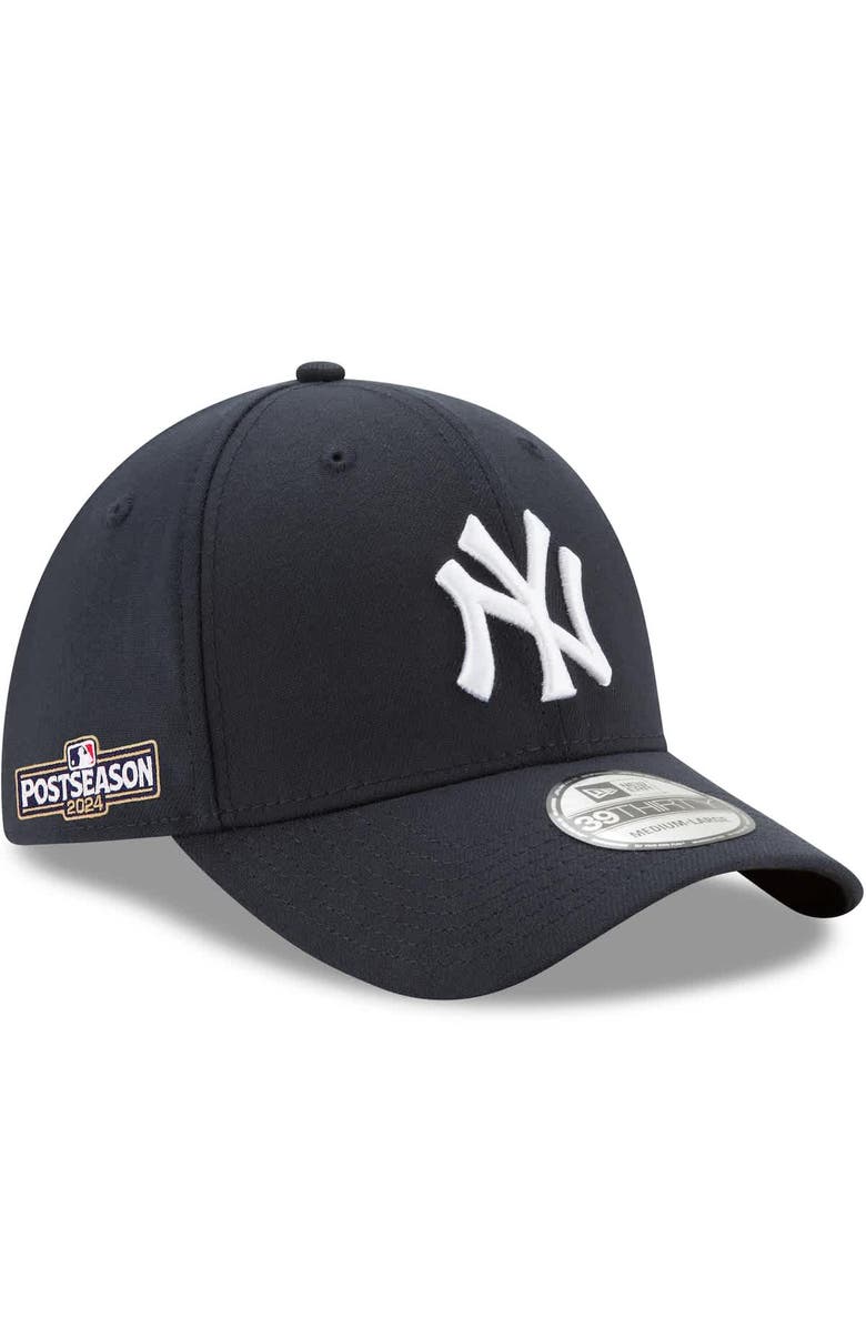 New Era Men's New Era Navy New York Yankees 2024 MLB Postseason 39THIRTY Flex Hat, Alternate, color,