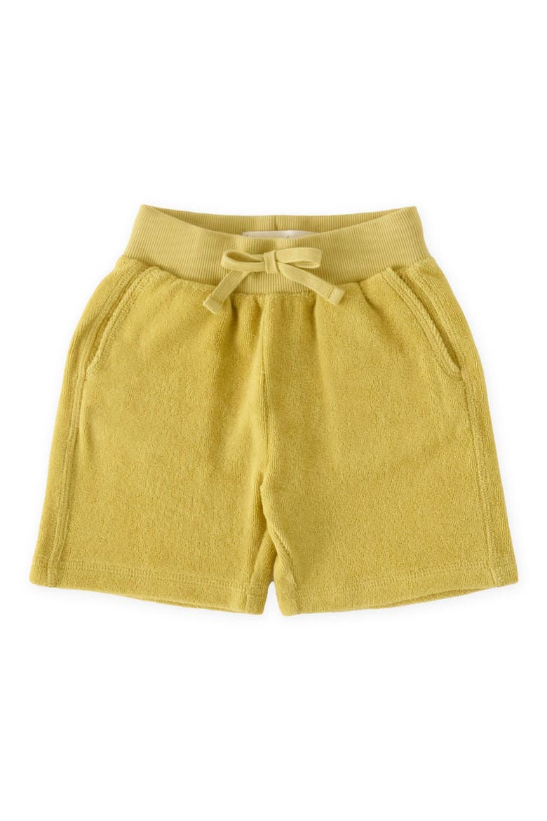 Kids' Classic Organic Cotton Terry Shorts, Main, color, CITRUS