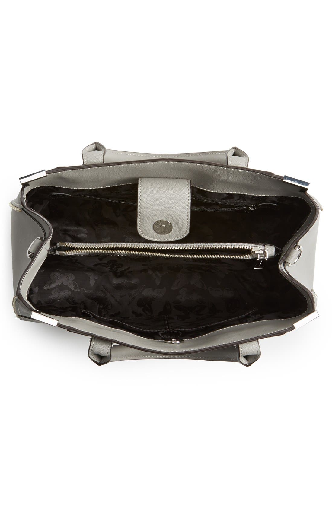 'Amorous' Satchel, Alternate, color, CHARCOAL
