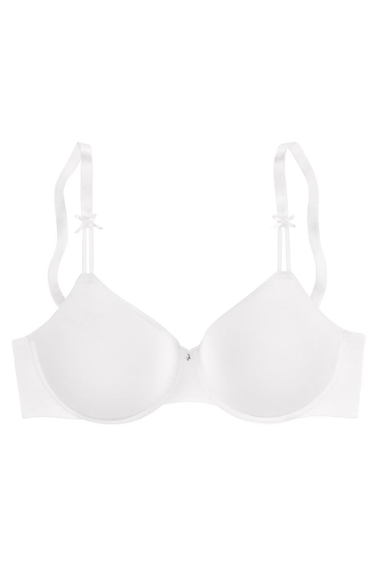 Unlined Minimizer Bra, Alternate, color, White