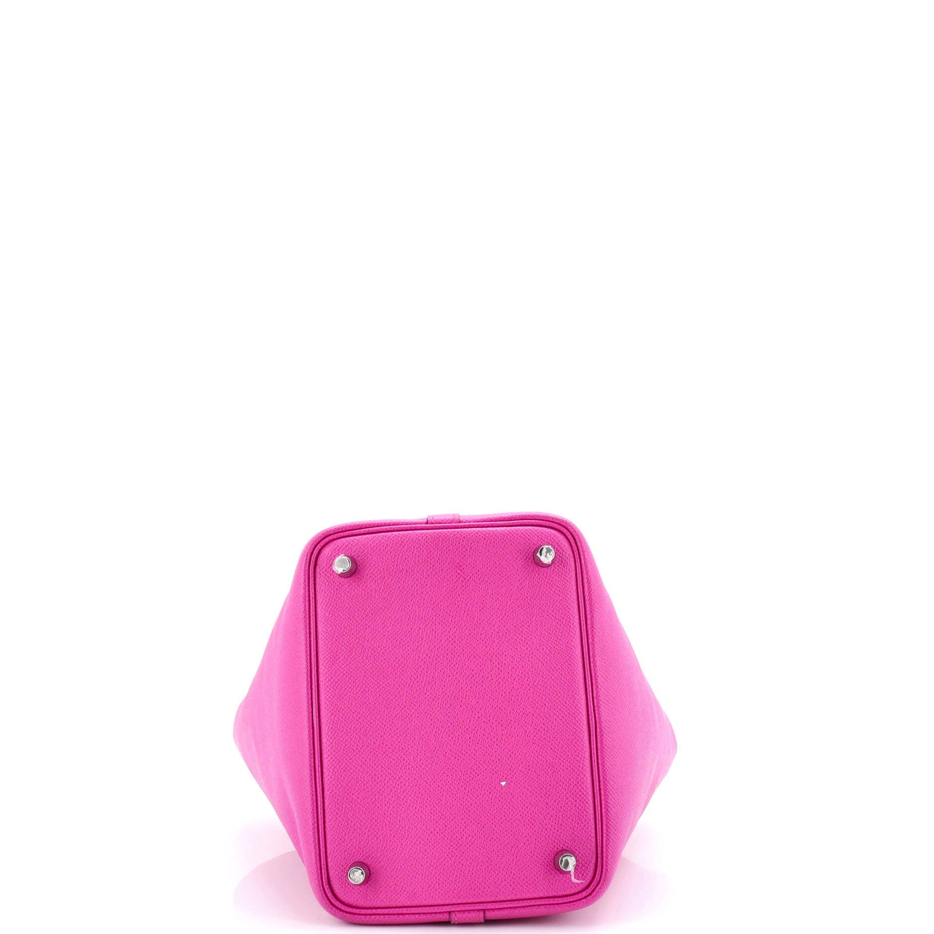 Pre-Owned Hermes Picotin Lock Bag Tressage Epsom PM, Alternate, color, Magnolia/Bleu Saphir/Craie