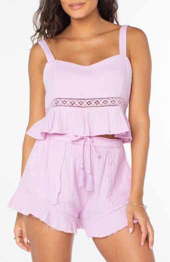 Roxy Island Time Cotton Crop Tank
