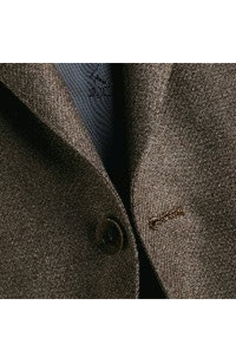 Charles Tyrwhitt Wool Silk Jacket, Alternate, color, Mocha