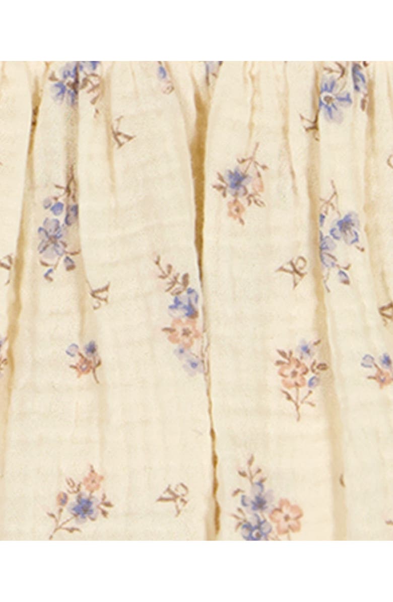 Calvin Klein Floral Skirted Bodysuit & Headband Set, Alternate, color, 