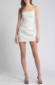 Joie Polka Dot Linen Mnidress