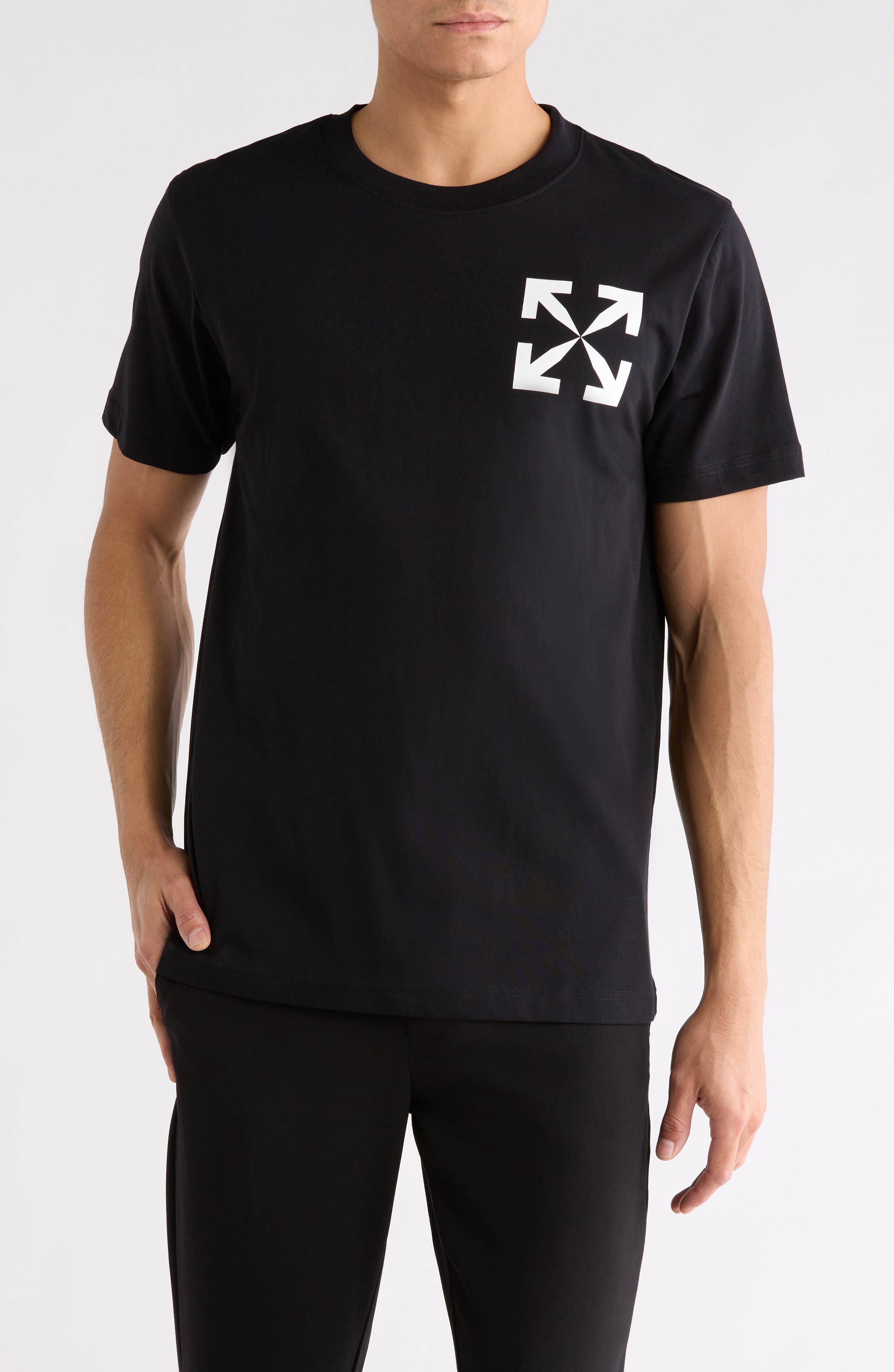 Off-White Single Arrow Slim Fit Short Sleeve T-Shirt