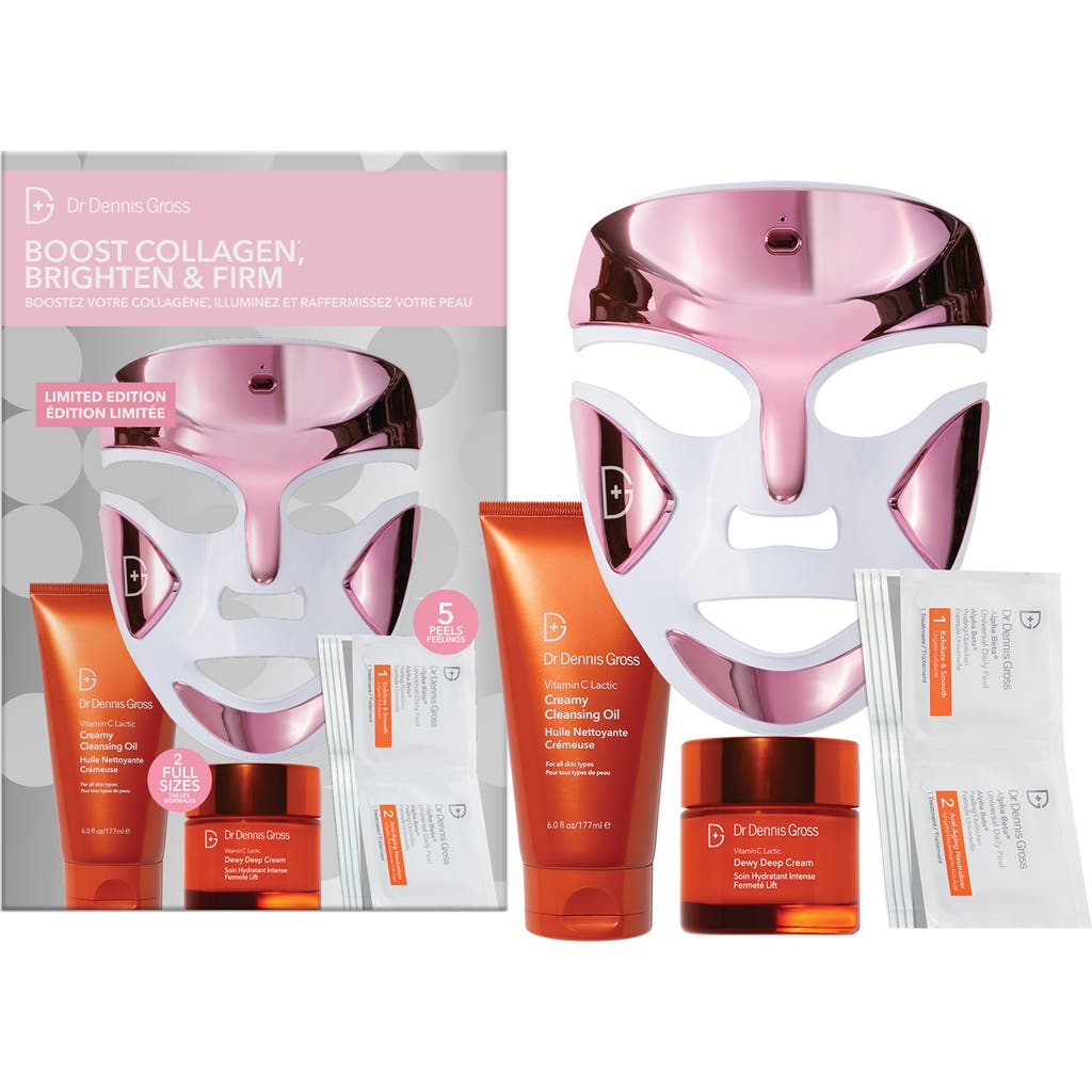 Dr Dennis Gross Skincare Dr. Dennis Gross Skincare Boost Collagen, Brighten & Firm Set $592 Value In Transparent
