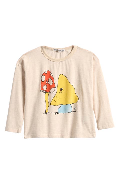 Kids' Mush Monster Duo Long Sleeve Organic Cotton Graphic T-Shirt