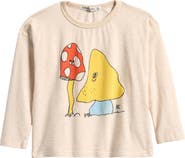Bobo Choses Kids' Mush Monster Duo Long Sleeve Cotton Graphic T-Shirt