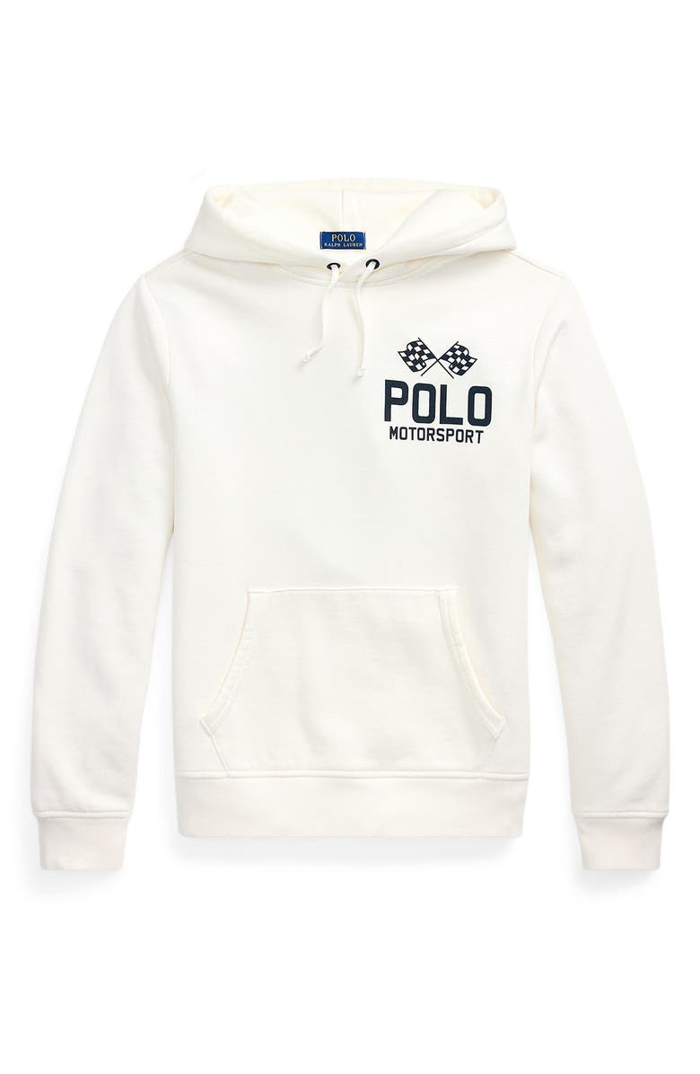 Polo Ralph Lauren Fleece Graphic Hoodie, Alternate, color, Nevis