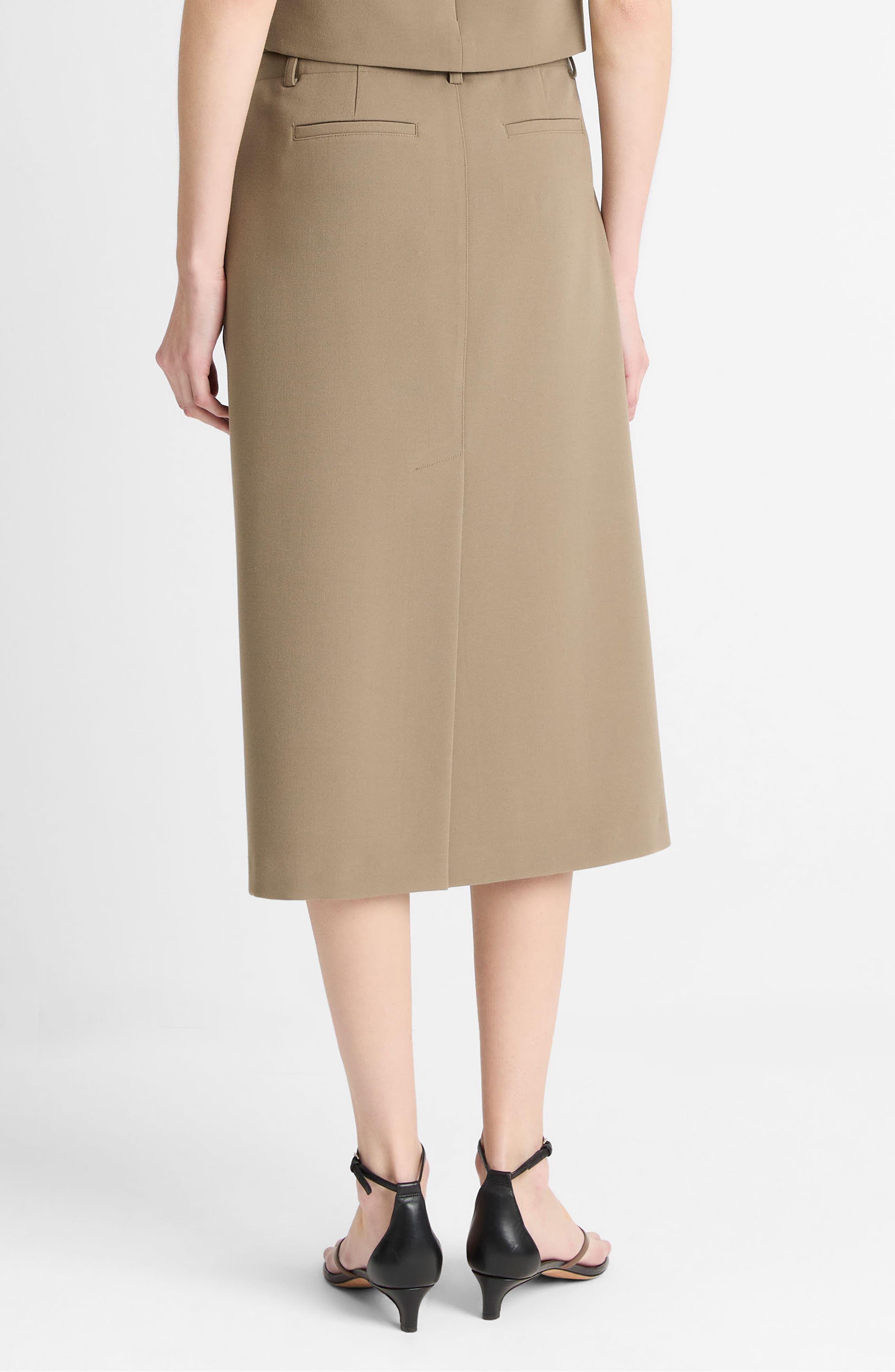 Belted Pencil Skirt - image 2