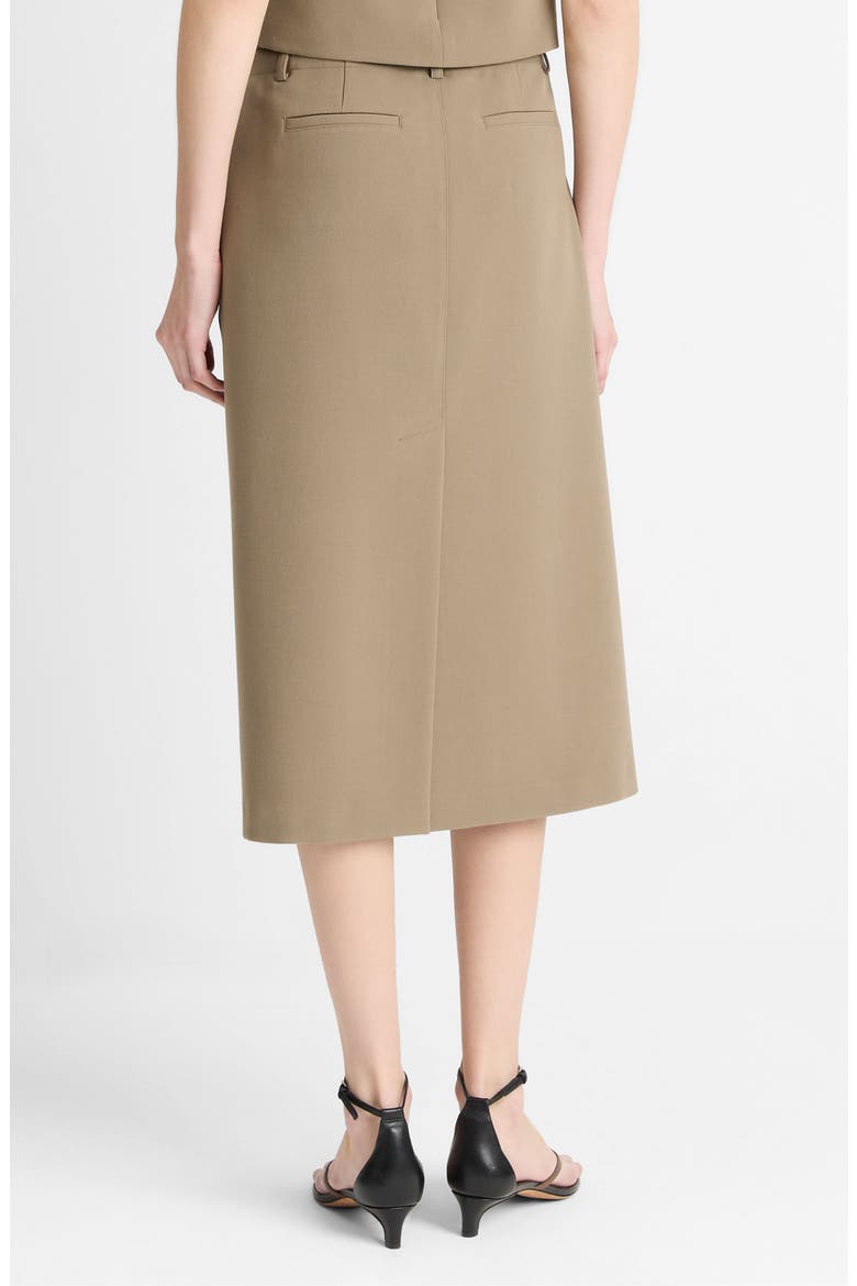 Belted Pencil Skirt, Alternate, color, OAK MOSS