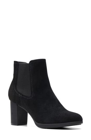 Clarks ® Bayla Rose Chelsea Boot In Black
