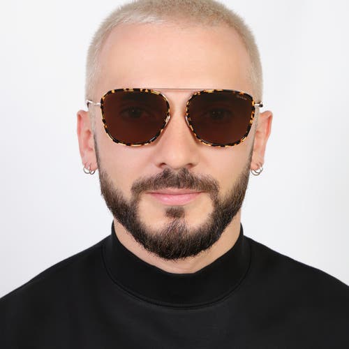 Illesteva Samos Ace Sunglasses In Brown