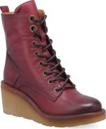 Miz Mooz Adrienn Leather Wedge Bootie