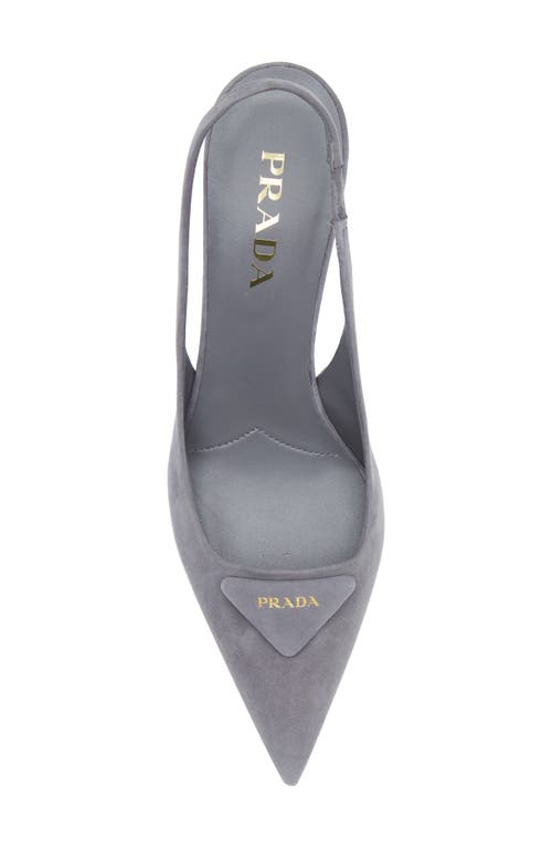 Prada Logo Slingback Pump