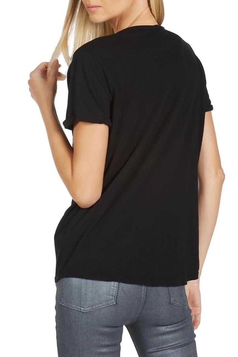 Edda Crystal Sprinkle Lip Top, Alternate, color, Black