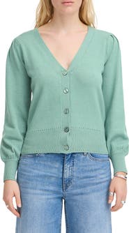 ICHI V-Neck Knit Cardigan