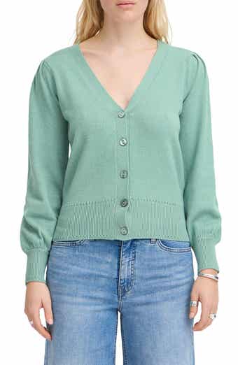 ICHI V-Neck Knit Cardigan