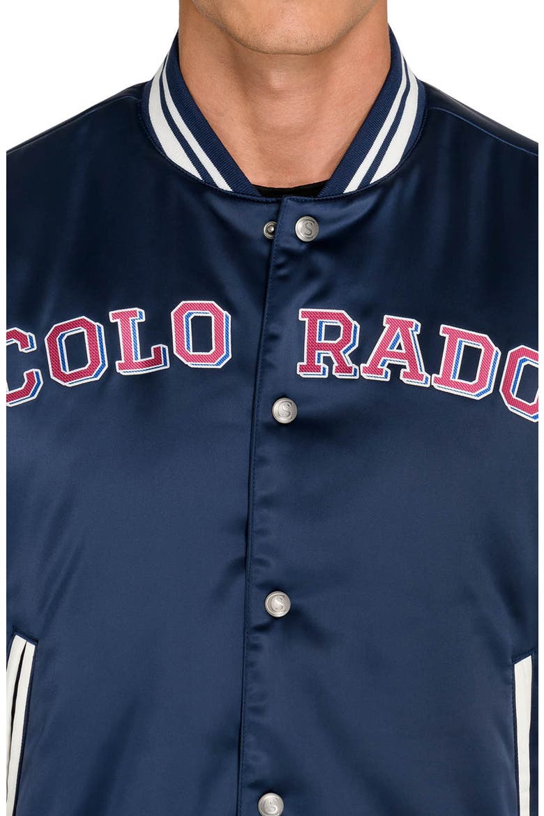 Colorado Avalanche Bomber Jacket, Alternate, color, NAVY