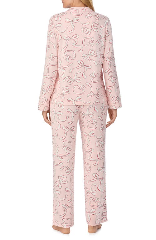 Kate Spade New York Print Pajamas In Pink