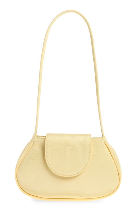 Ineva Moire Baguette Shoulder Bag