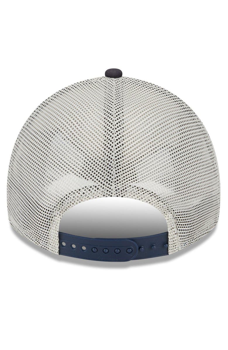 New Era Men's New Era Navy Boston Red Sox Property Trucker 9TWENTY Snapback Hat, Alternate, color, Navy