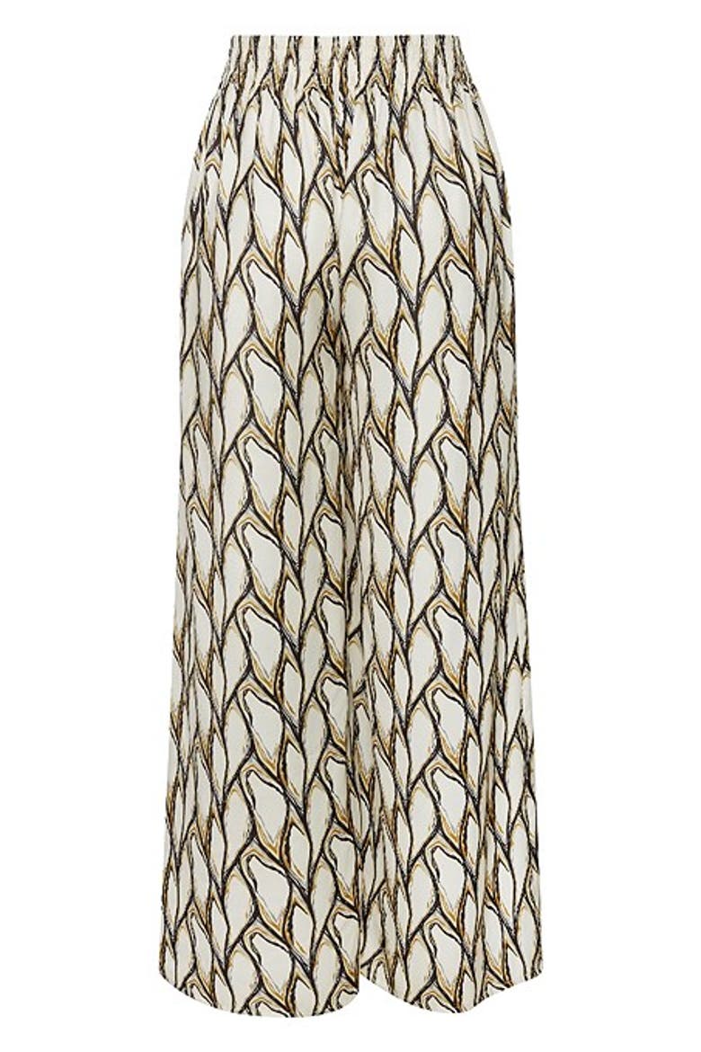 Women's Print Wide Leg Pants, Alternate, color, Beige-Khaki