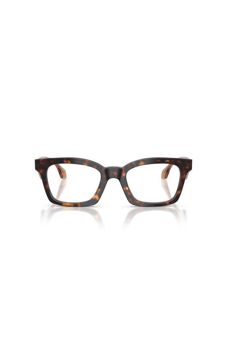 Giorgio Armani 48mm Butterfly optical glasses, Alternate, color, Tortoise