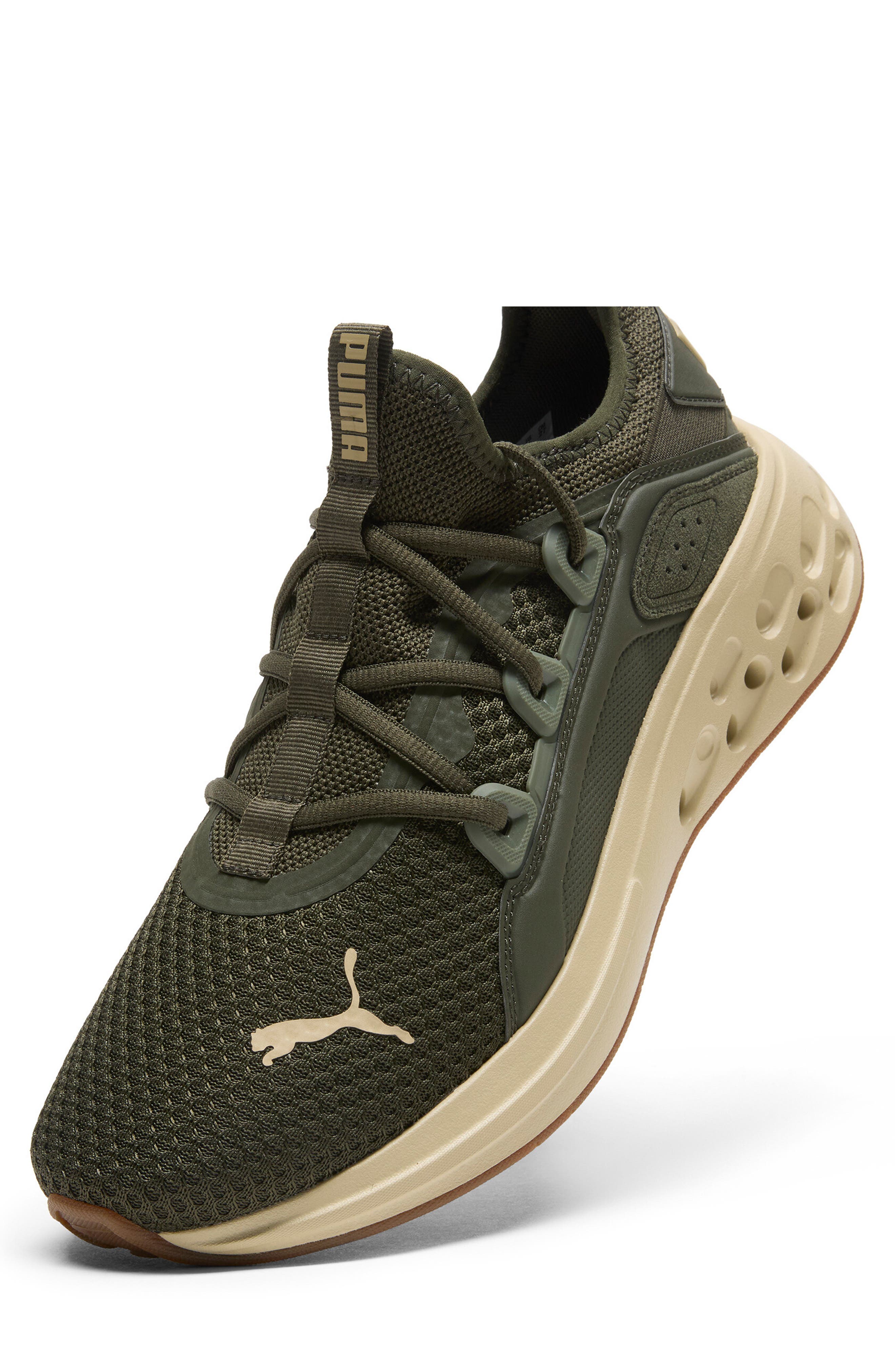 Softride Frequence Street Sneaker, Alternate, color, DARK OLIVE-TOASTED ALMOND