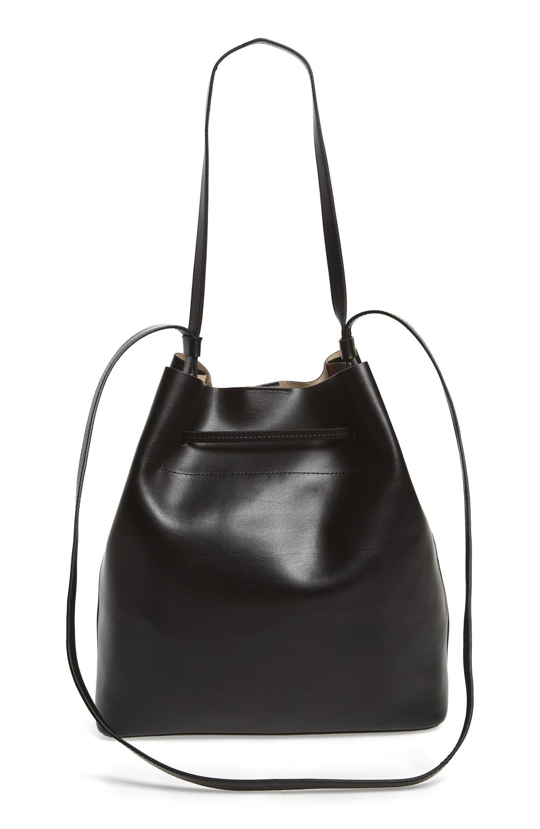 LODIS Los Angeles Lodis Large Halina Leather Bucket Bag, Alternate, color, 